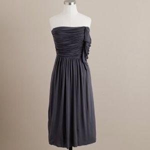 J.Crew Cascade Ruffle Strapless Dress. Size 0.